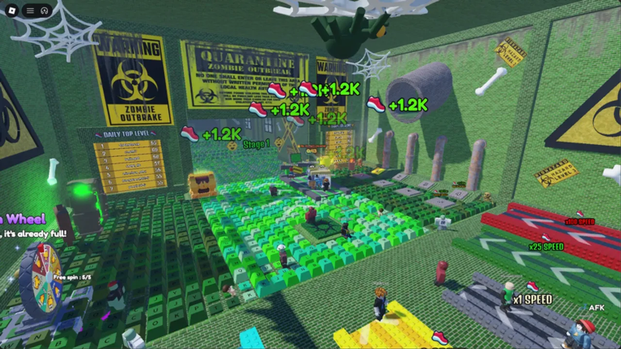 Speed Zombie Keyboard Escape stage preview
